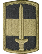 308th Civil Affairs Brigade OCP Scorpion Shoulder Patch With Velcro